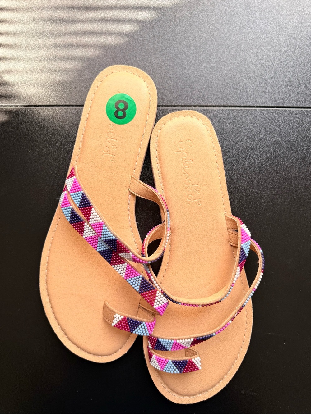 Splendid Beaded Sandals | Size 8 | NWOT | Boho Summer Flats